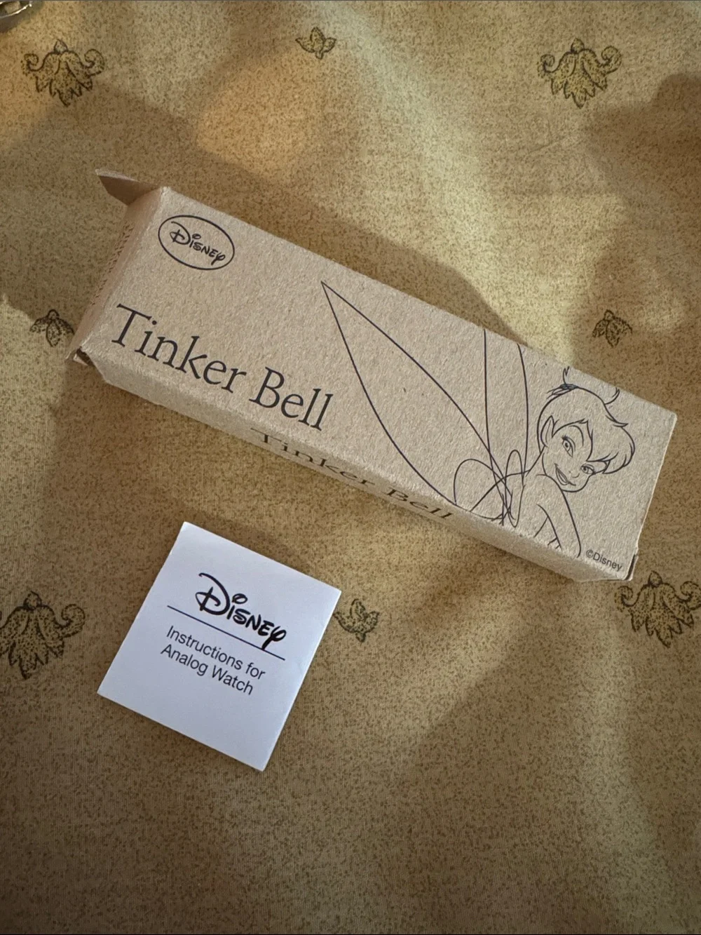 Needs batteries: Tinker Bell watch